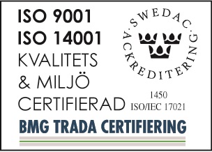 BMG trada certifiering